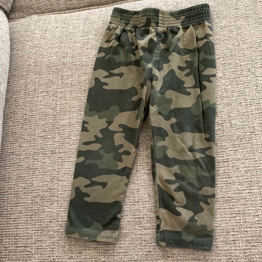 Camo cotton pants